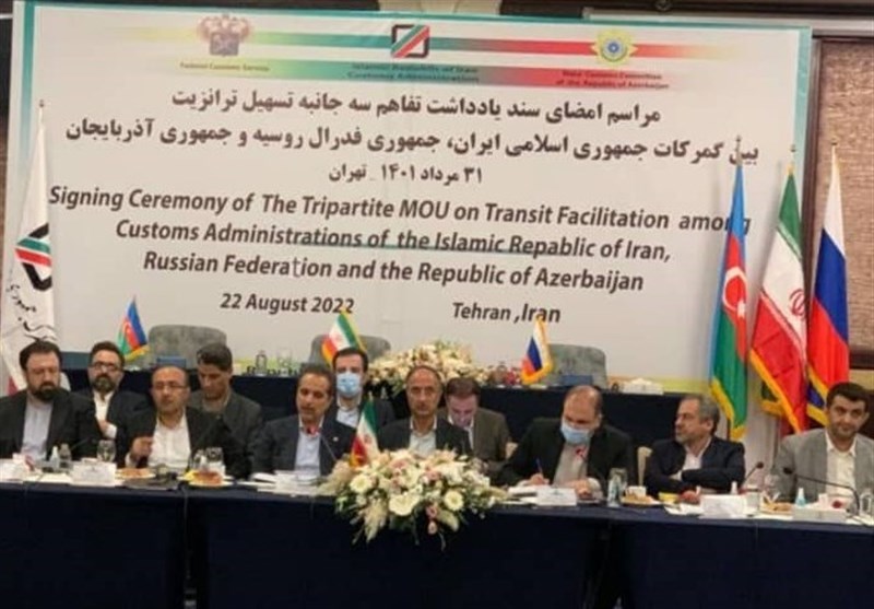 امضای تفاهم 3 جانبه تسهیل ترانزیت بین ایران، روسیه و جمهوری
آذربایجان